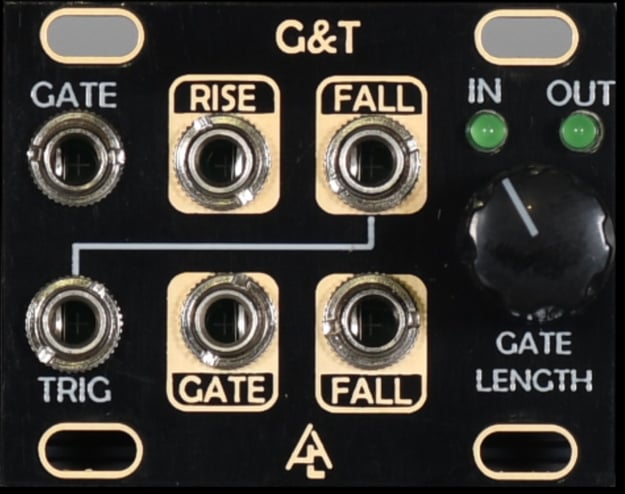 After Later Audio G&T - Gates and Triggers 1U Intellijel Format 전면 패널