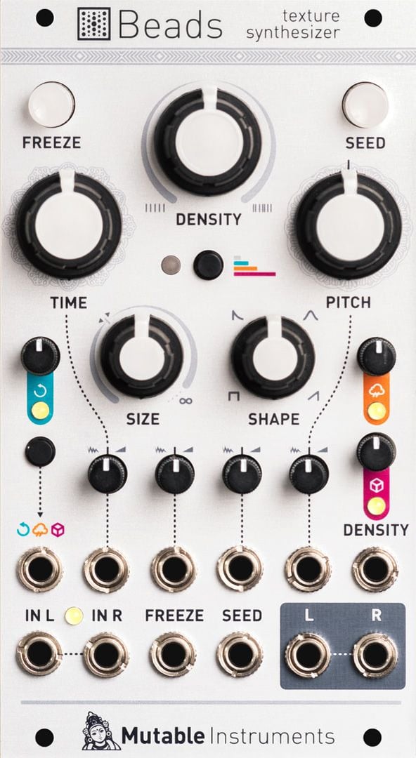 Mutable Instruments Beads 전면 패널
