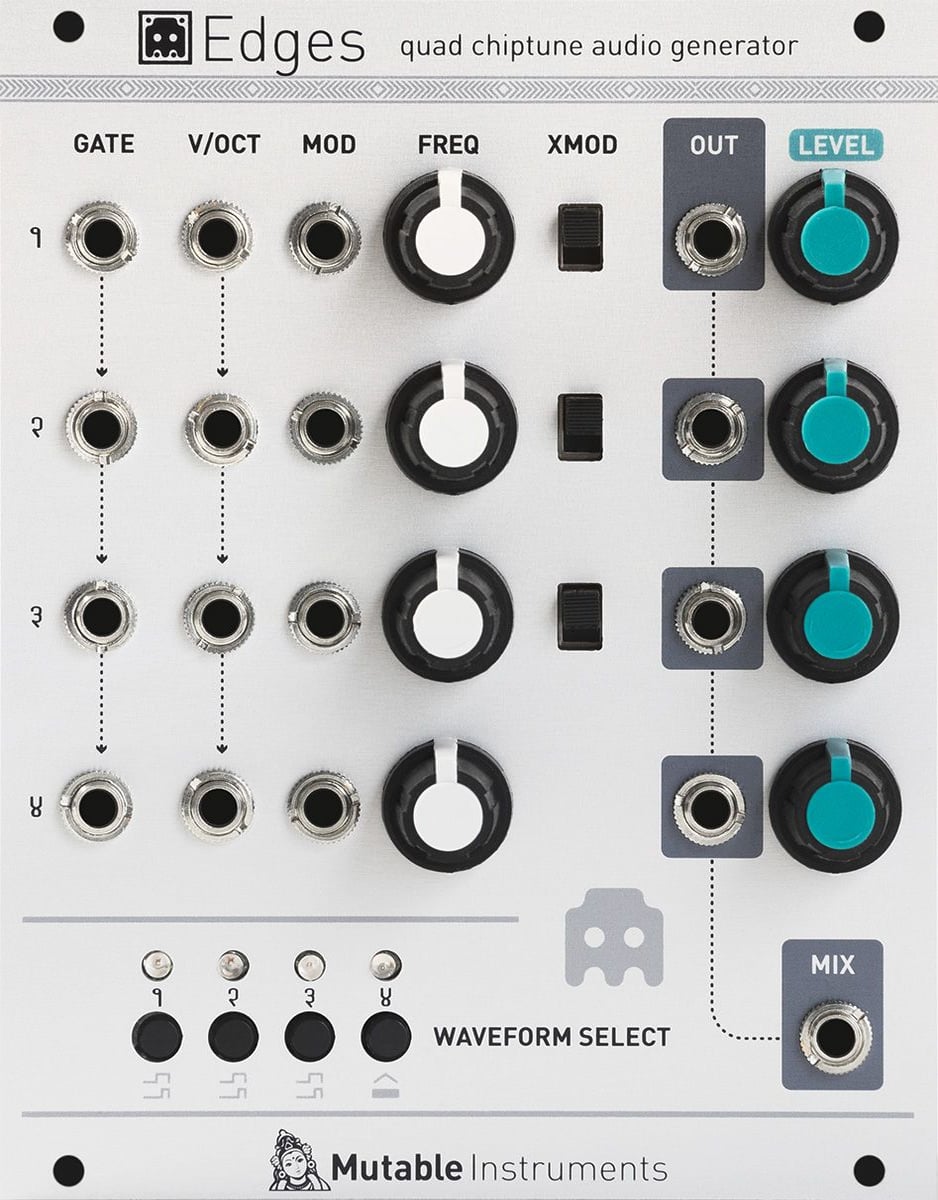 Mutable Instruments Edges 전면 패널