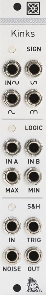 Mutable Instruments Kinks 전면 패널