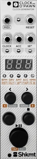 Shakmat Clock O'Pawn MK2 전면 패널