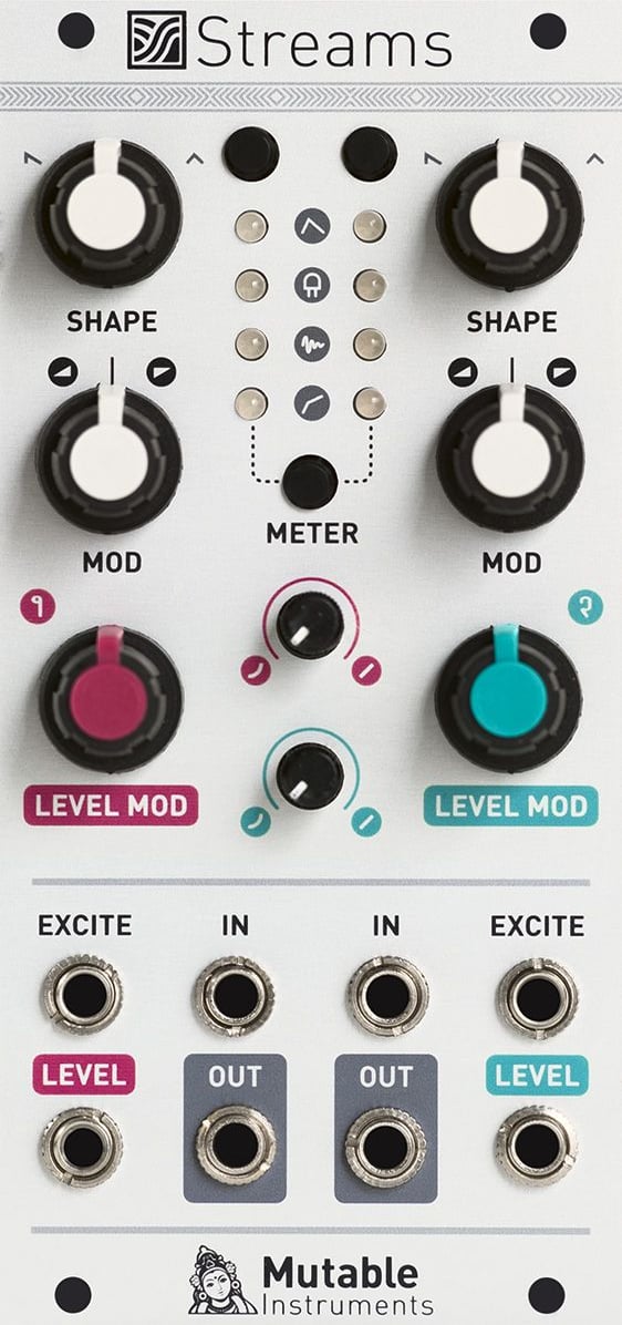 Mutable Instruments Streams 전면 패널
